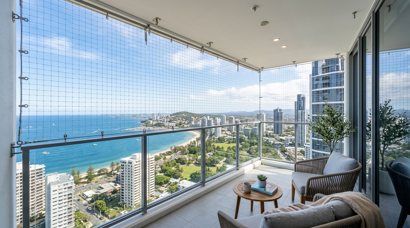 Apartment Balcony Child & Pet Safety Netting